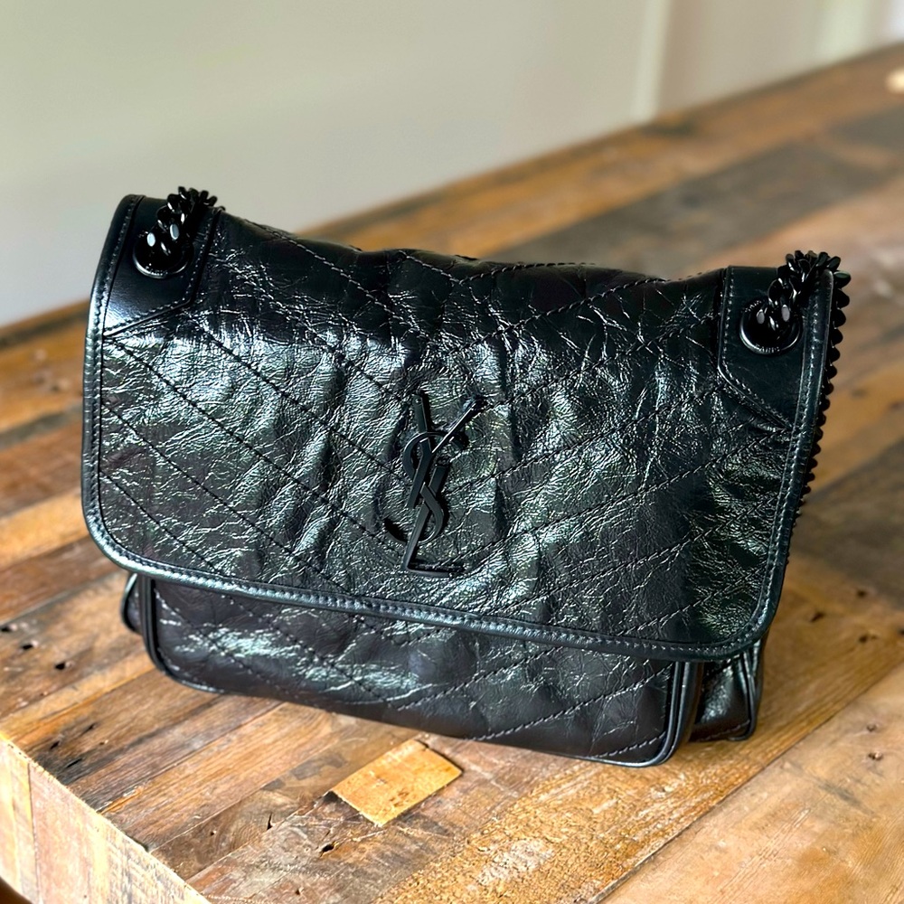 YSL Saint Laurent Niki Medium Flap Bag